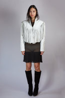 Vintage Leather Tassel Jacket