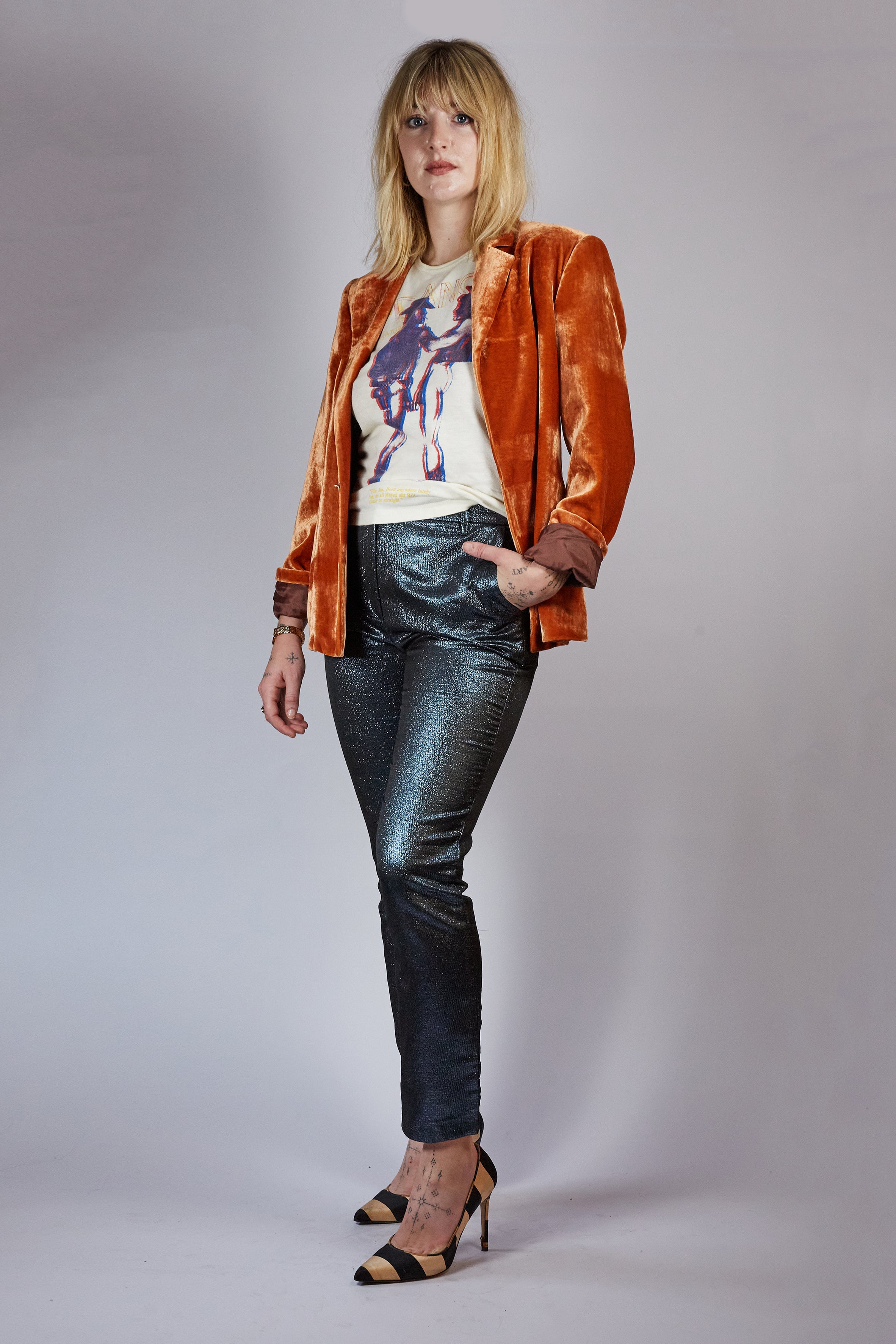 Gianfranco Ferre Studio Velvet Blazer