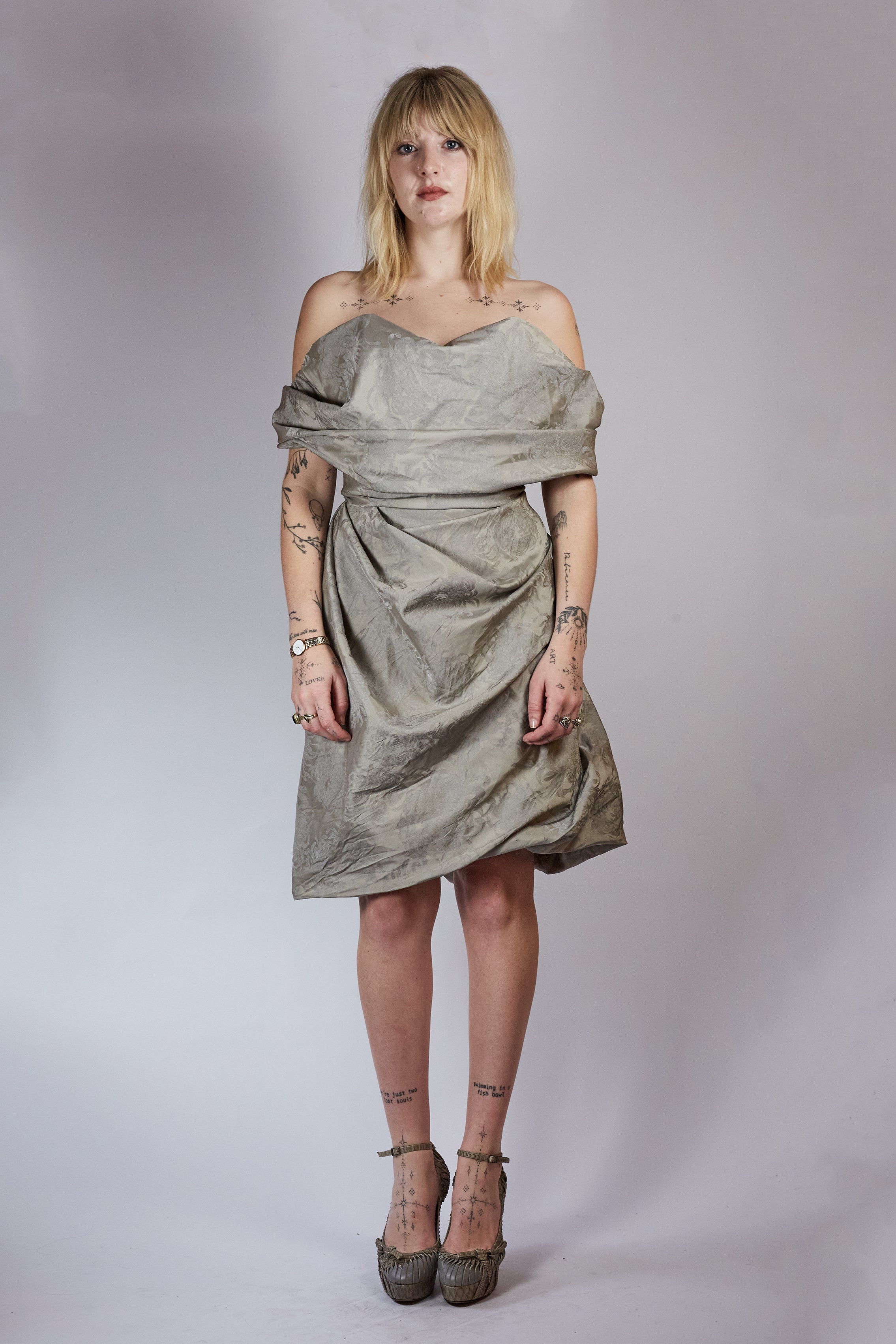 Vivienne Westwood Peony Taffeta Silk  2012 Red Label