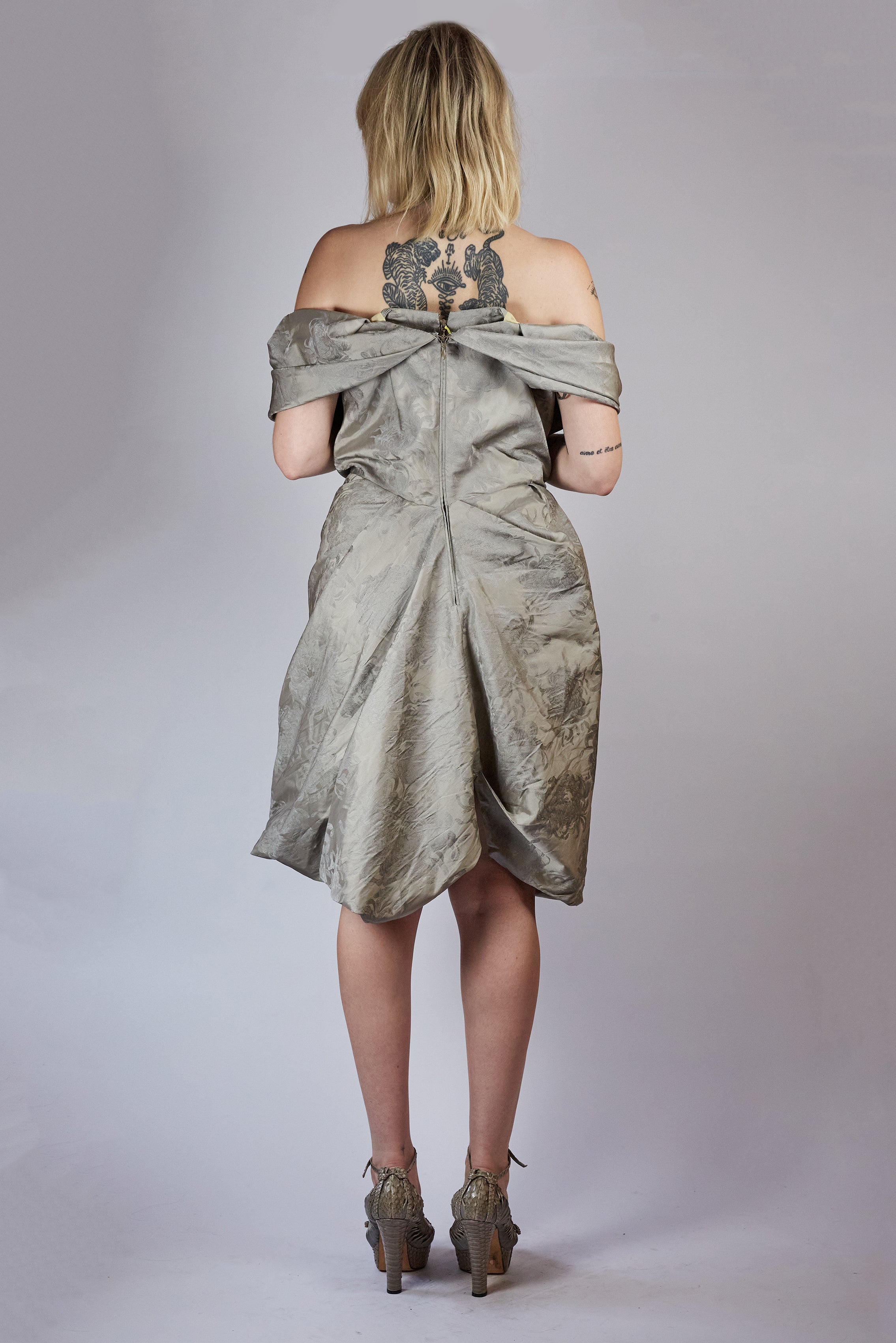 Vivienne Westwood Peony Taffeta Silk  2012 Red Label