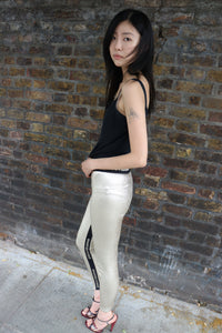 Paco Rabanne Gold Lurex Leggings