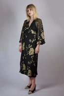 1970s Miss Dior Lame Dress