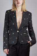 Galliano Pinstripe Blazer
