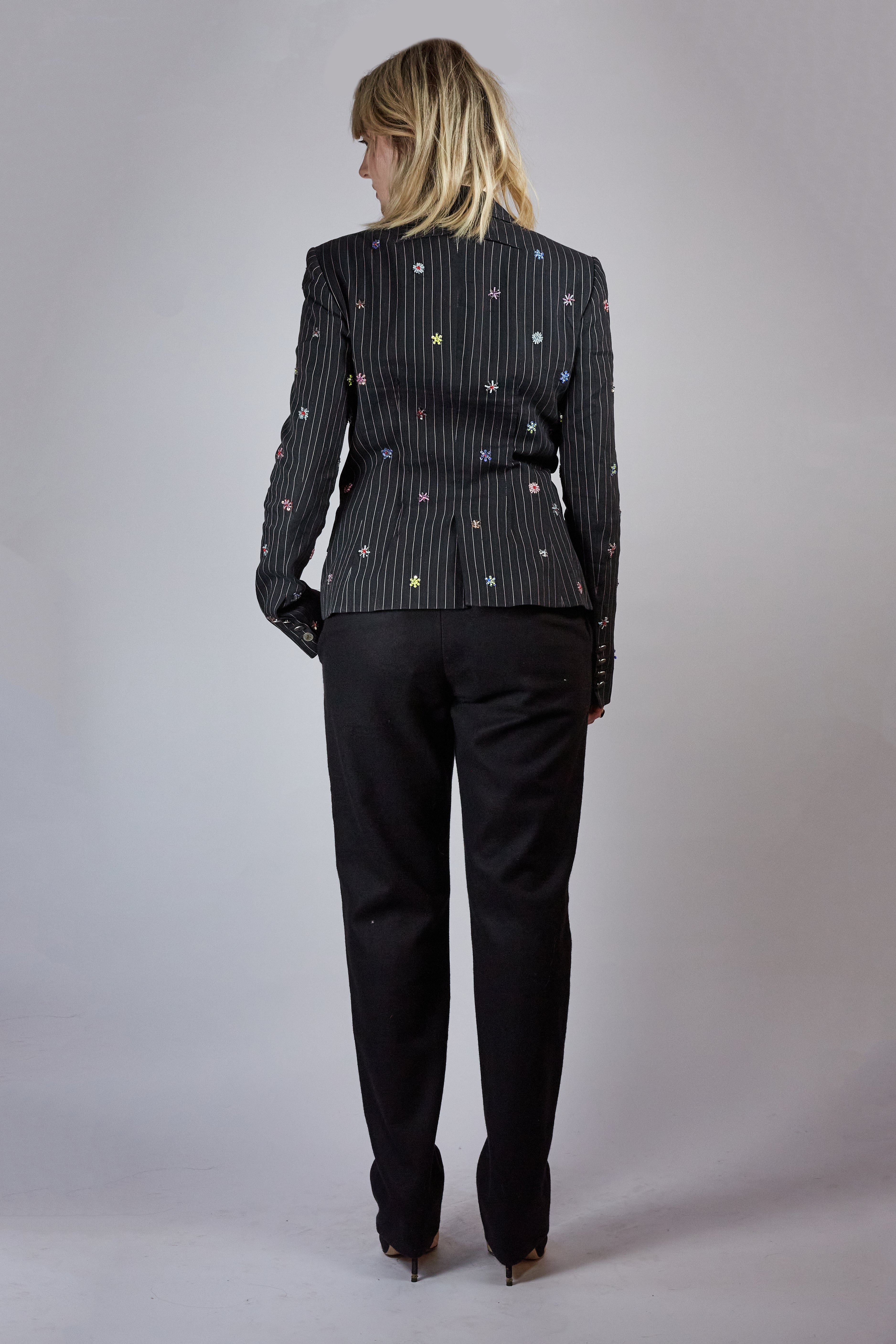 Galliano Pinstripe Blazer