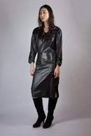 80s Leather Dress