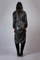 80s Leather Dress