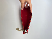 YSL red evening bag