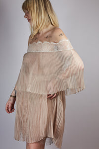 Valentino Silk Pleated Dress