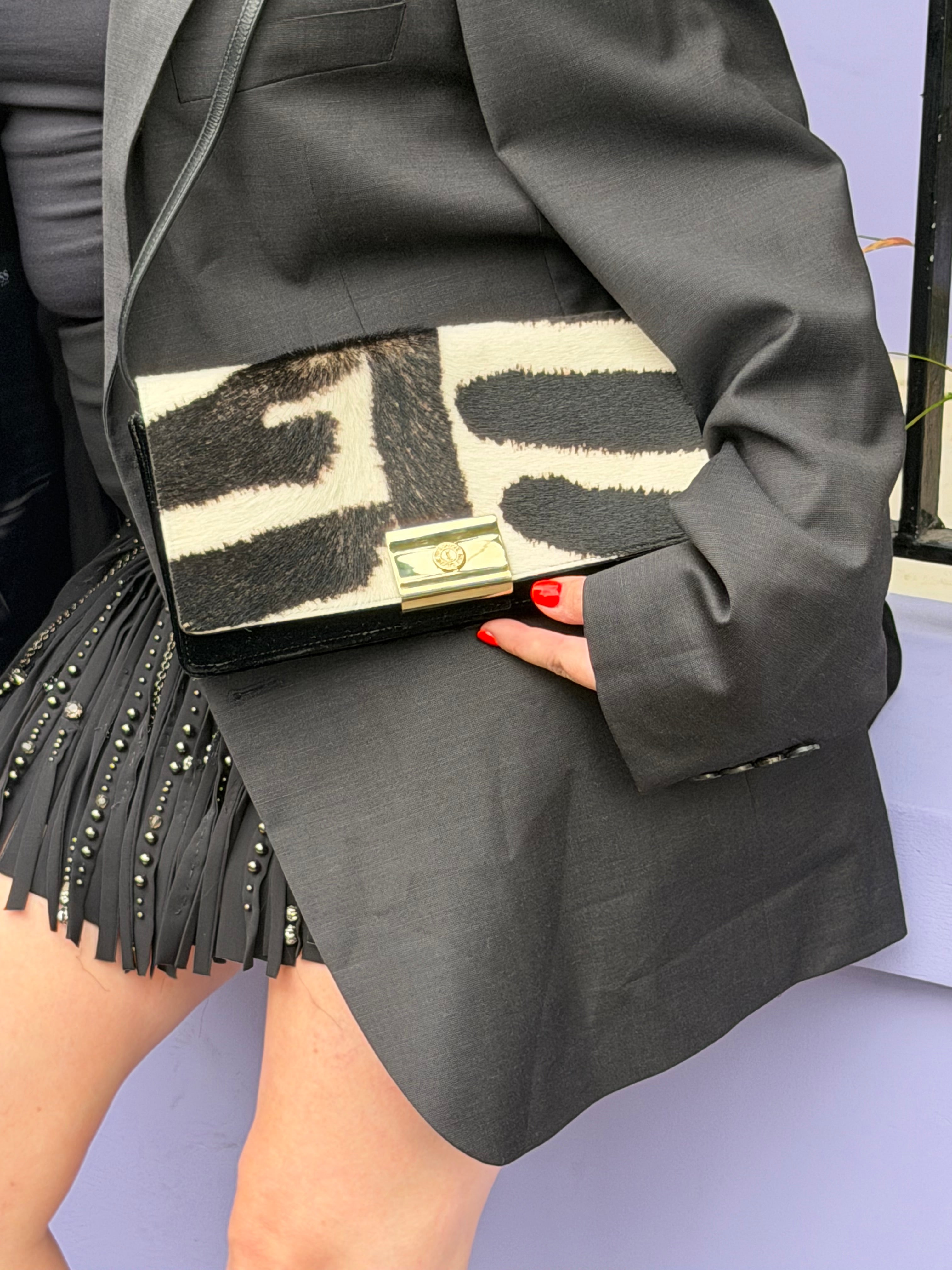Yves Saint Laurent by Tom Ford 2003 Pony Hair Shoulder Bag