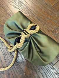 Yves Saint Laurent by Tom Ford 2007 Satin Passementerie Clutch