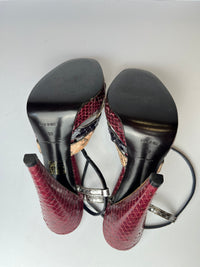 Miu Miu FW04 Python Snakeskin Sandals Catwalk Piece 39EU