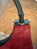 Gucci by Tom Ford Velvet Bamboo Hobo Bag 1999