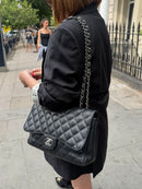 Chanel Quilted Caviar Front Pocket Shoulder Bag 2009/2010