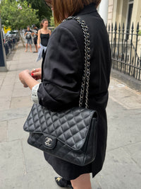 Chanel Quilted Caviar Front Pocket Shoulder Bag 2009/2010