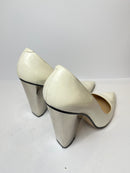 Paul Andrew Lotta Silver Pumps 41EU