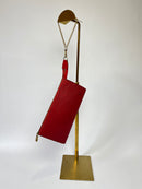 YSL red evening bag