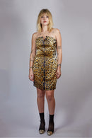 Yves Saint Laurent Leopard Silk Dress