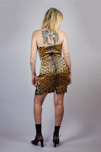 Yves Saint Laurent Leopard Silk Dress