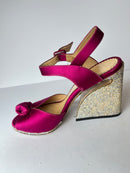 Charlotte Olympia FW16 Vega Glitter Heels 40.5EU