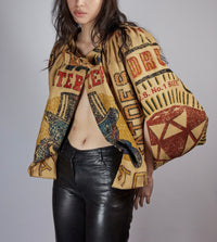 Moschino Couture! Hessian Cape