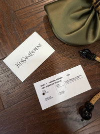 Yves Saint Laurent by Tom Ford 2007 Satin Passementerie Clutch