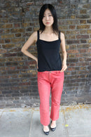 Just Cavalli Red Wet-Look Jeans