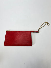YSL red evening bag