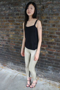 Paco Rabanne Gold Lurex Leggings