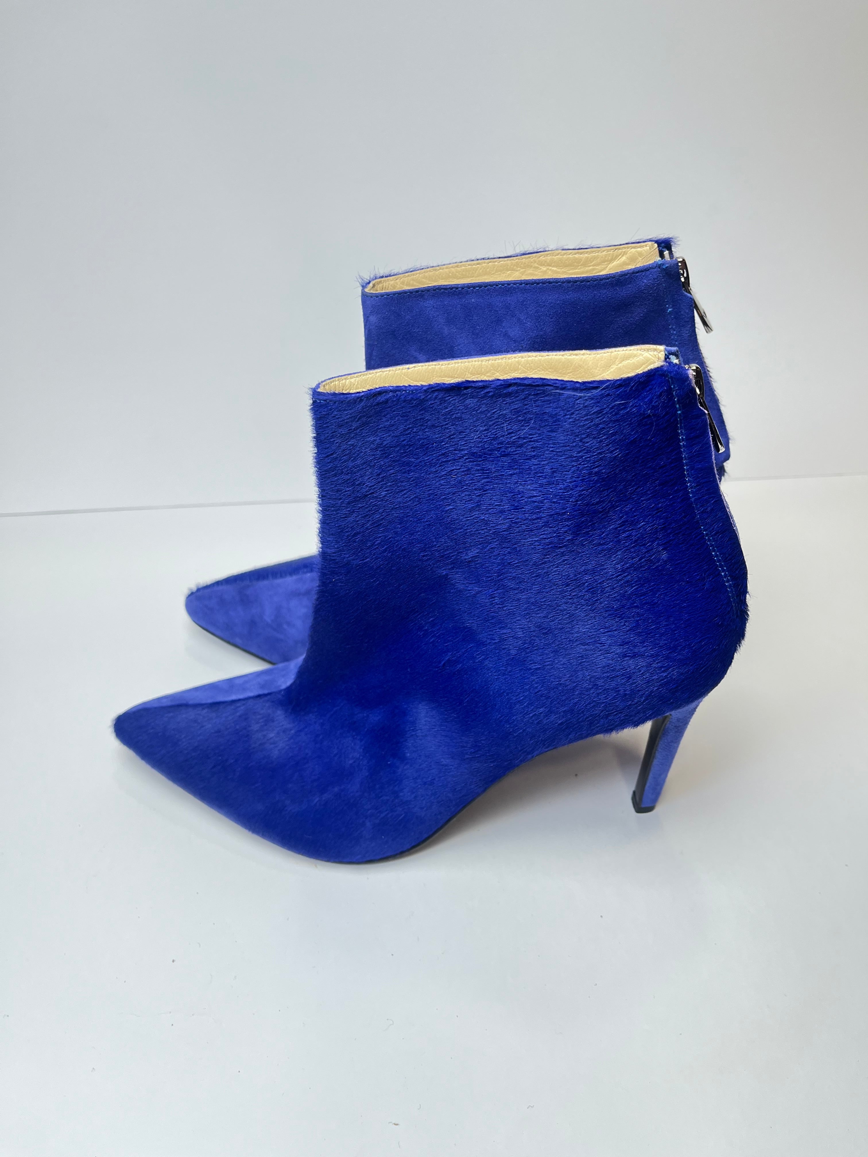Rosamund Muir Paulina Suede & Pony Hair Booties 39EU