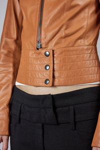 Prada 00’s Fitted Leather Jacket