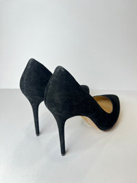 Charlotte Olympia Debbie Heart Platform Suede Pumps 40EU