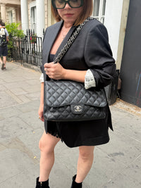 Chanel Quilted Caviar Front Pocket Shoulder Bag 2009/2010