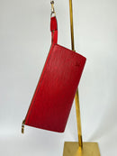 YSL red evening bag