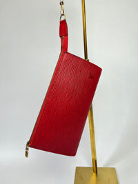 YSL red evening bag