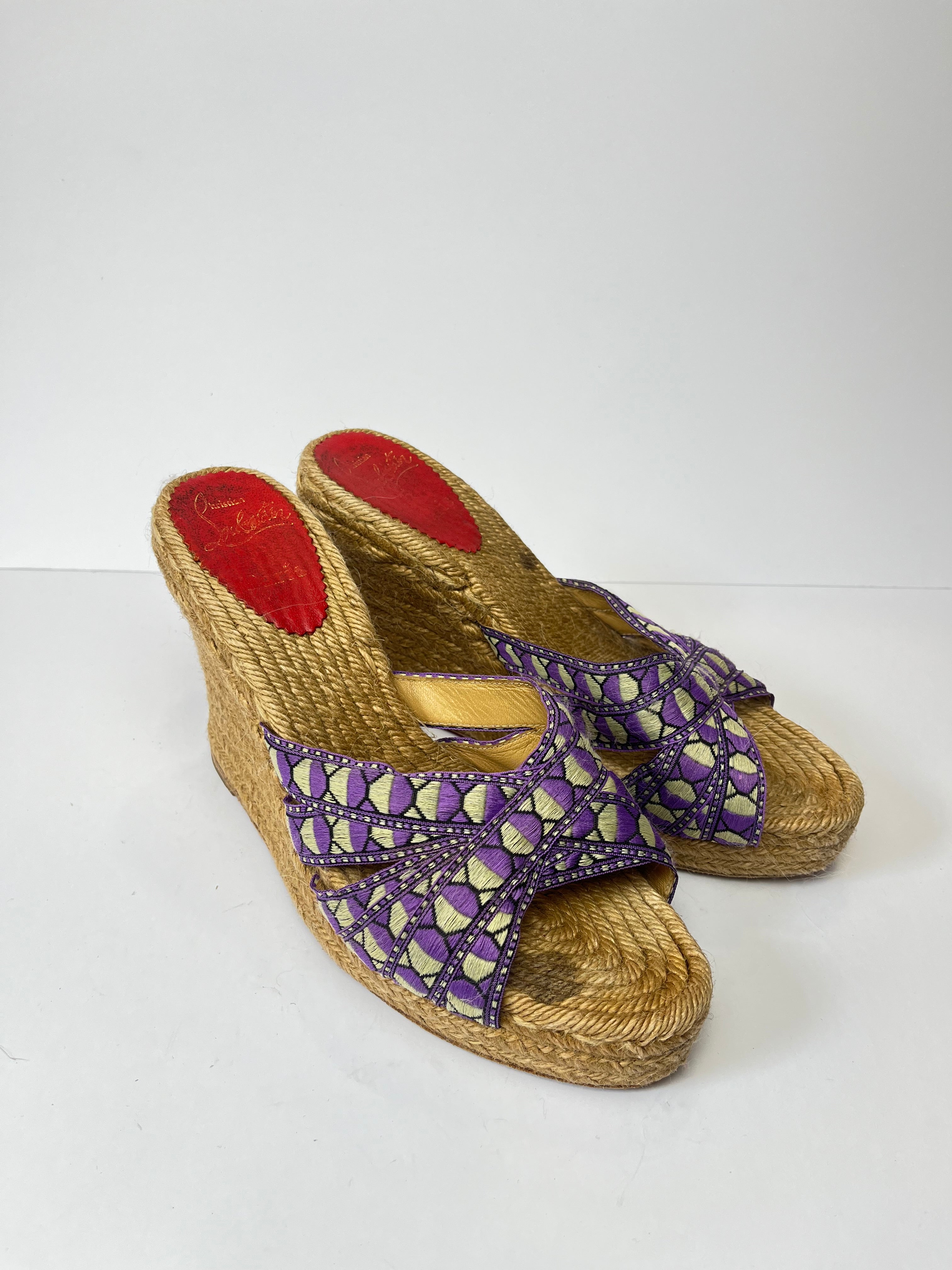 Christian Louboutin Cataribbon Espadrilles SS11 40EU