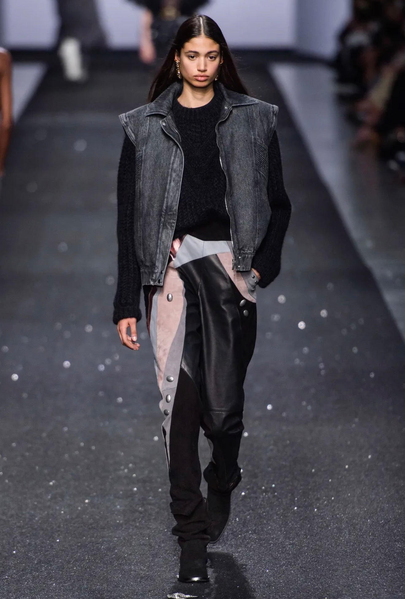 Alberta Ferretti Fall 2019 Leather Pants