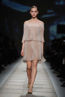 Valentino FW10 CATWALK Silk Pleated Dress