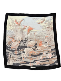 1980s Salvatore Ferragamo Silk Scarf