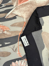 1980s Salvatore Ferragamo Silk Scarf