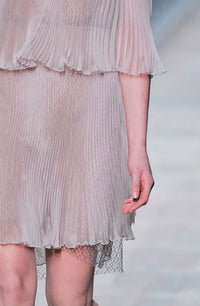 Valentino FW10 CATWALK Silk Pleated Dress