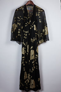 1970s Miss Dior Lame Dress