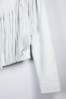 Vintage Leather Tassel Jacket