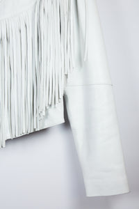 Vintage Leather Tassel Jacket