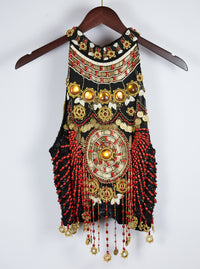 Frank Usher 1980s Beaded Top