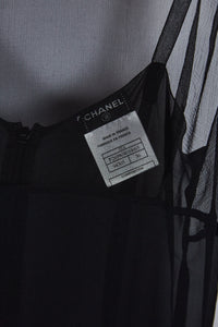 90s Chanel Sheer Slip Dress