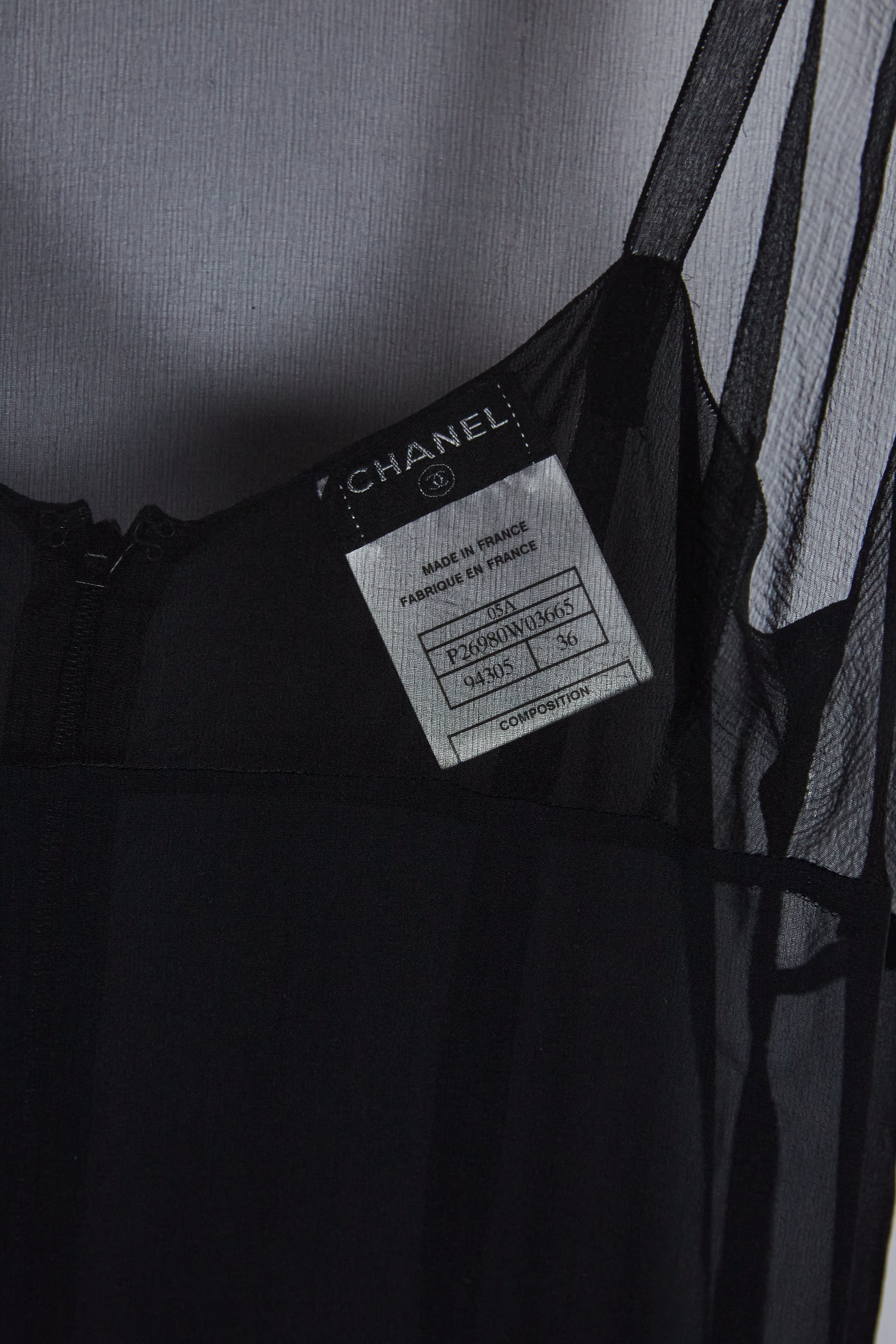 90s Chanel Sheer Slip Dress