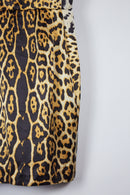 Yves Saint Laurent Leopard Silk Dress