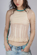 Dolce & Gabbana Mesh Corset Top