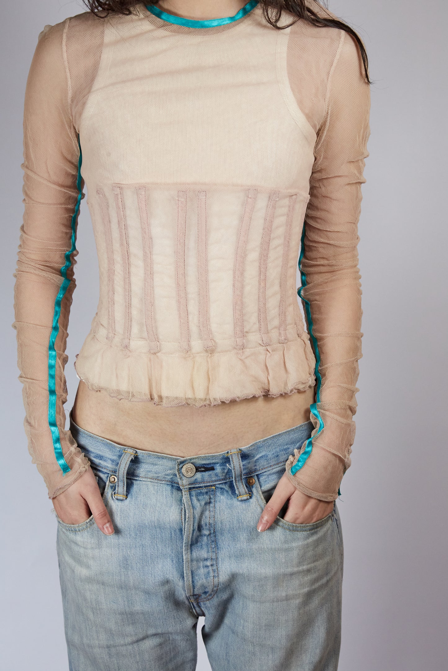 Beige Longsleeve Top