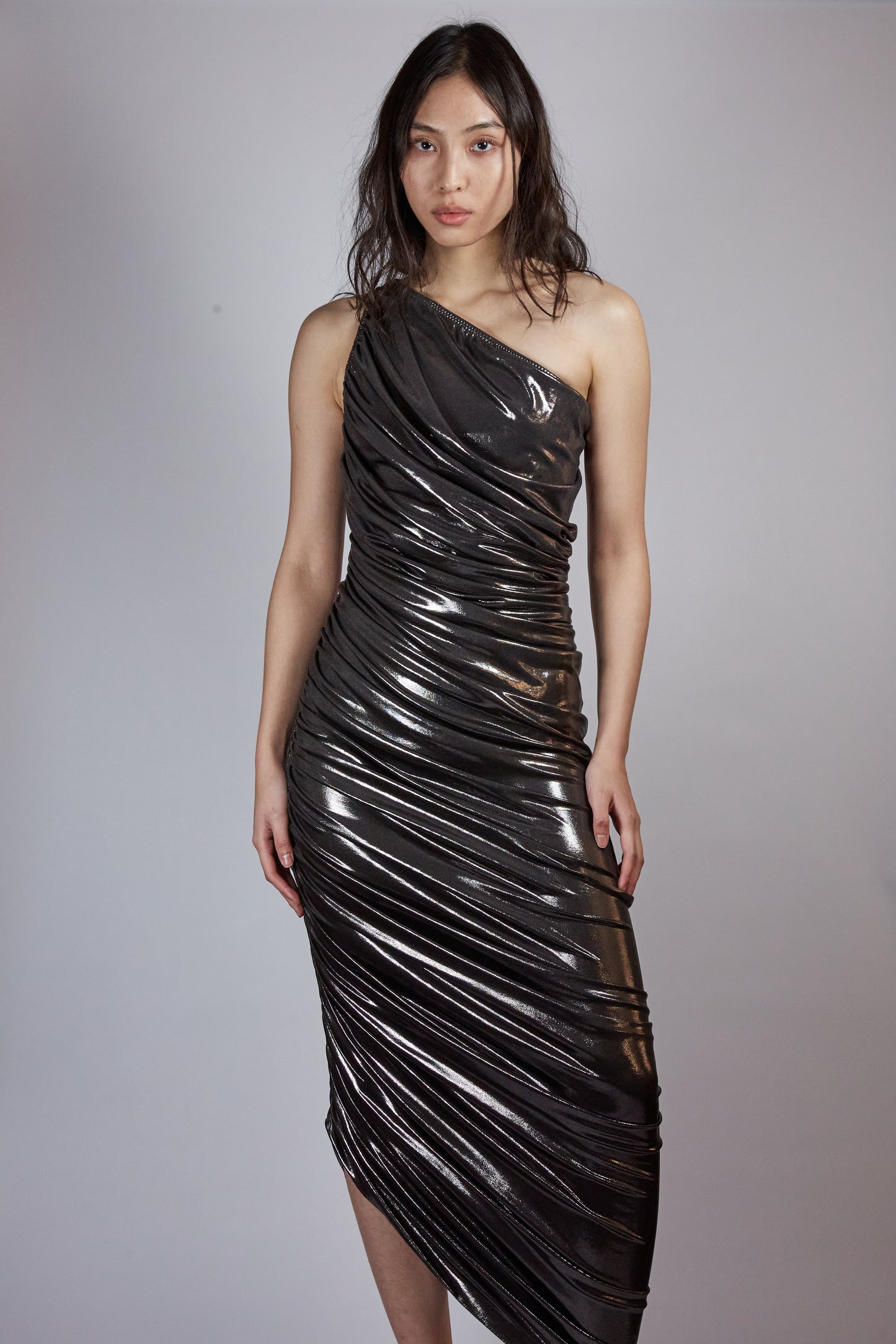 Black One Shoulder Dress